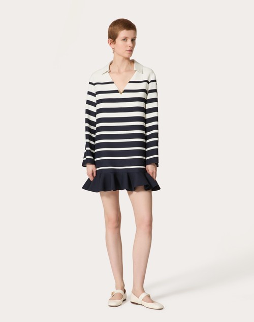 Red Valentino ABITO CORTO IN CREPE COUTURE VALENTINO ROOMVIEW Offerta esclusiva