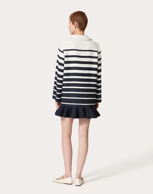 Red Valentino ABITO CORTO IN CREPE COUTURE VALENTINO ROOMVIEW Offerta esclusiva