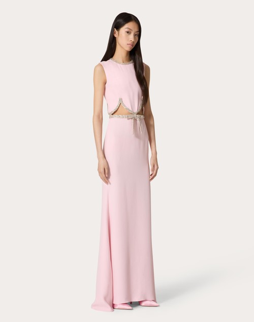 Red Valentino ABITO DA SERA IN CADY COUTURE RICAMATO Offerta Anniversario