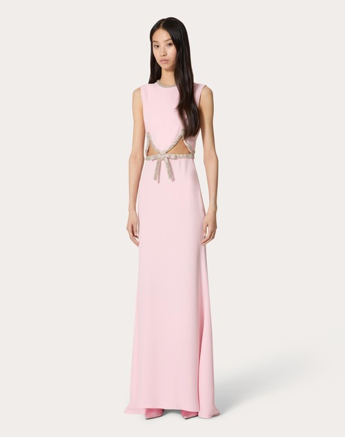Red Valentino ABITO DA SERA IN CADY COUTURE RICAMATO Offerta Anniversario