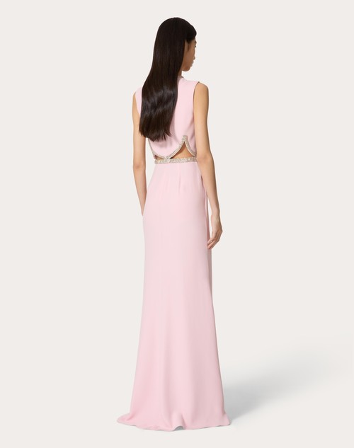Red Valentino ABITO DA SERA IN CADY COUTURE RICAMATO Offerta Anniversario