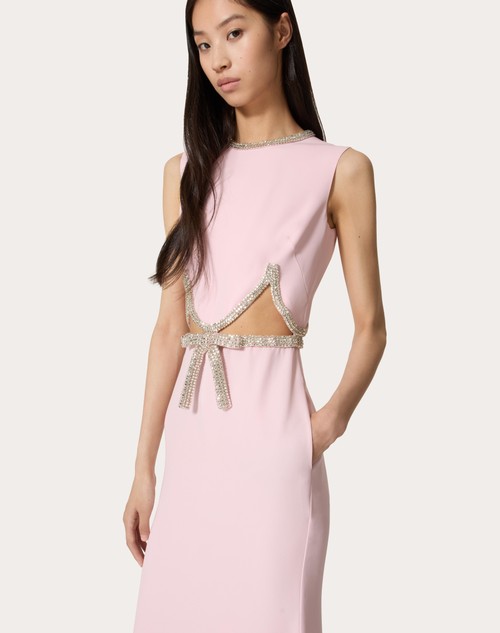 Red Valentino ABITO DA SERA IN CADY COUTURE RICAMATO Offerta Anniversario
