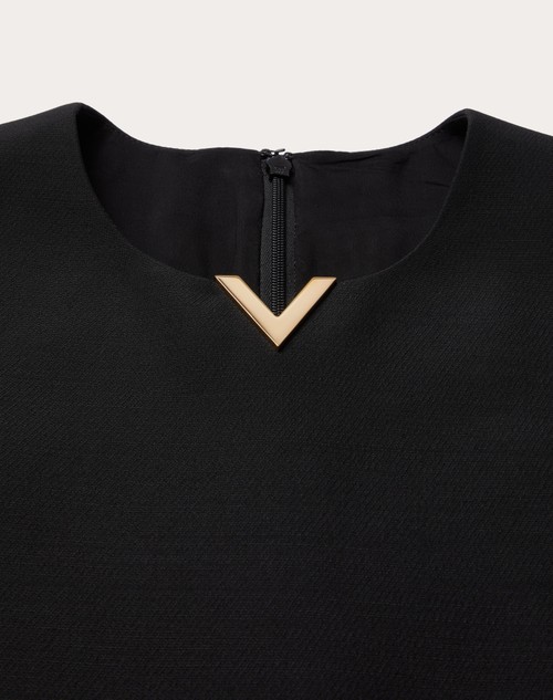 Red Valentino ABITO CORTO IN CREPE COUTURE Offerte esclusive