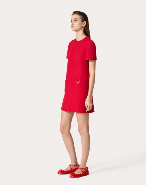 Red Valentino ABITO CORTO IN CREPE COUTURE Comprane uno, ottenene uno gratis