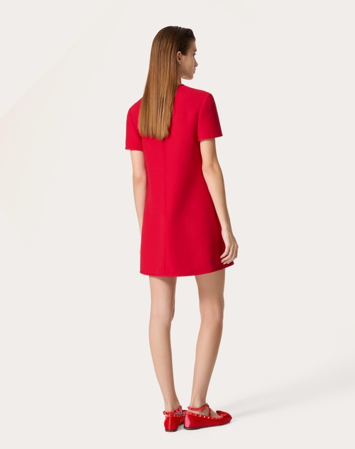 Red Valentino ABITO CORTO IN CREPE COUTURE Comprane uno, ottenene uno gratis