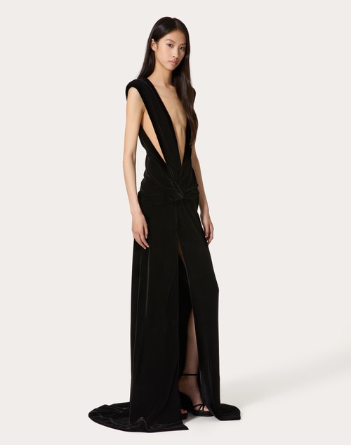 Red Valentino GOWN IN VELLUTO Offerte speciali