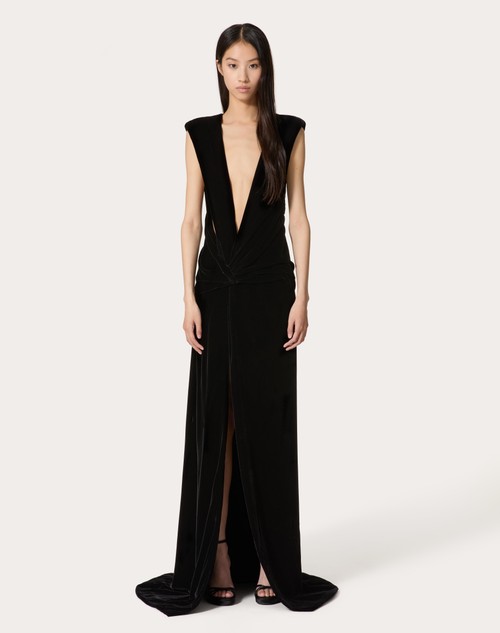 Red Valentino GOWN IN VELLUTO Offerte speciali
