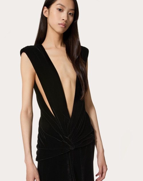 Red Valentino GOWN IN VELLUTO Offerte speciali