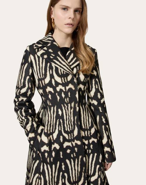 Red Valentino CAPPOTTO IN VALENTINO WILDPRINT 98 Offerta settimanale