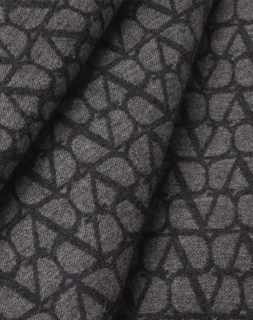 Red Valentino PONCHO DOUBLE TOILE ICONOGRAPHE IN LANA E CACHEMIRE Sostegno trimestrale