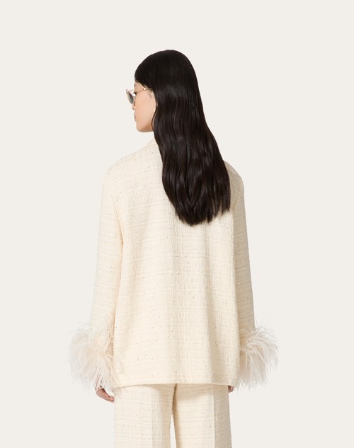 Red Valentino GIACCA IN DELICATE TWEED 50% di sconto con spedizione gratuita