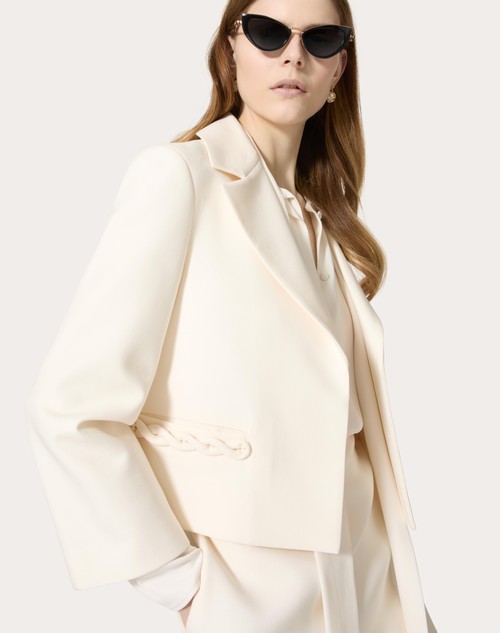 Red Valentino GIACCA IN CREPE COUTURE Trasporto libero internazionale