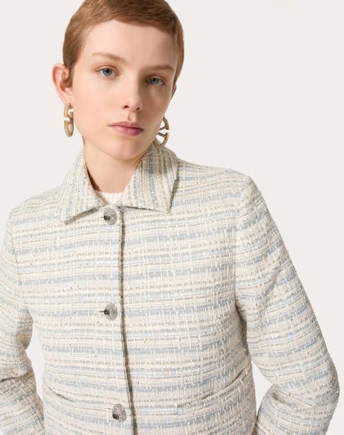 Red Valentino GIACCA IN DELICATE TWEED Black Friday Prezzi