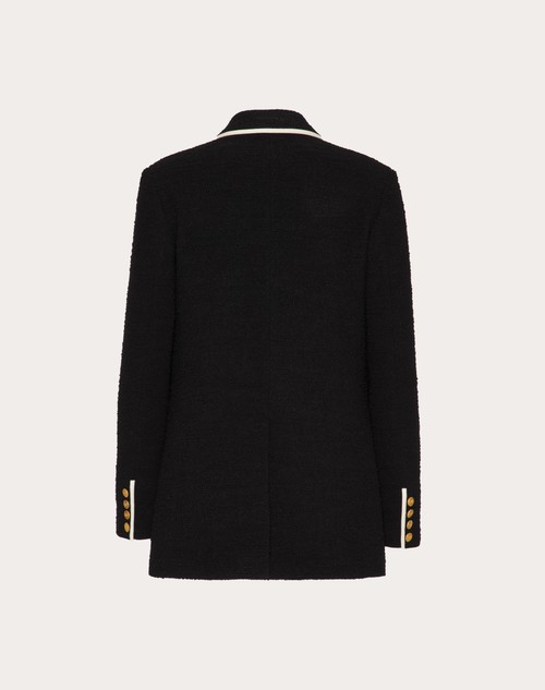 Red Valentino BLAZER IN LIGHT WOOL TWEED In vendita