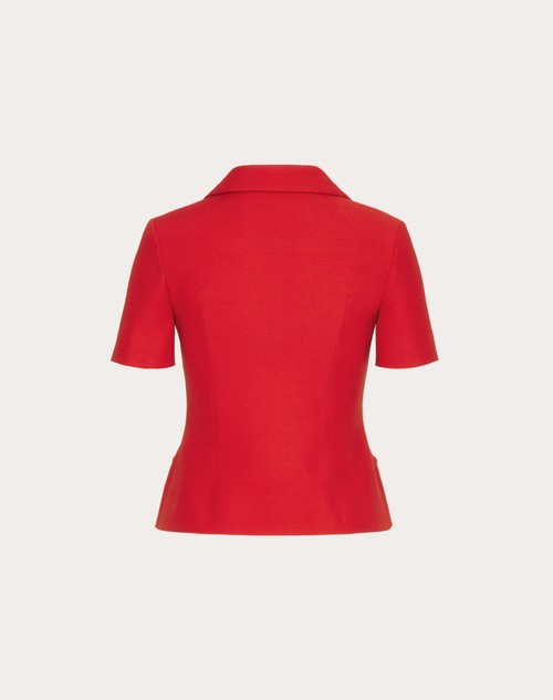 Red Valentino GIACCA IN CREPE COUTURE 2025