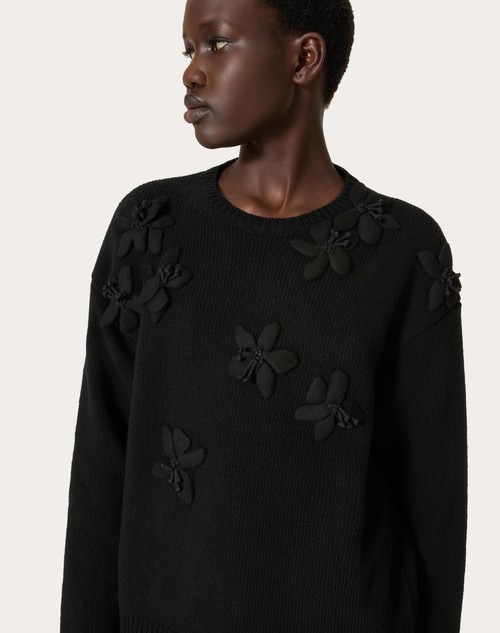 Red Valentino MAGLIA IN LANA RICAMATA In Linea