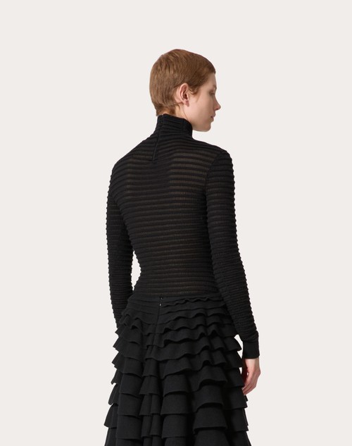 Red Valentino MAGLIA IN VISCOSA E LANA Nuovo