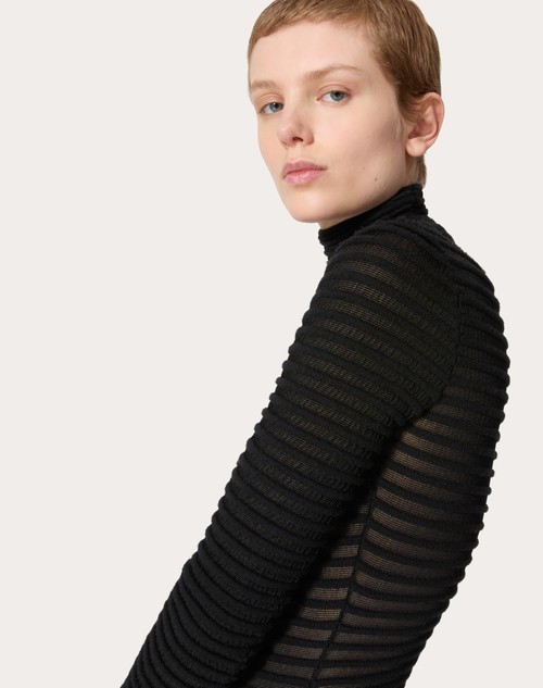 Red Valentino MAGLIA IN VISCOSA E LANA Nuovo