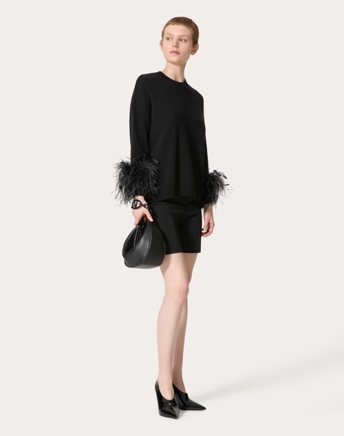 Red Valentino MAGLIA IN LANA CON PIUME Qualità