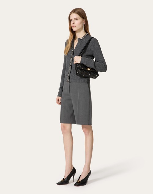 Red Valentino CARDIGAN IN LANA RICAMATO Spedizione Gratuita