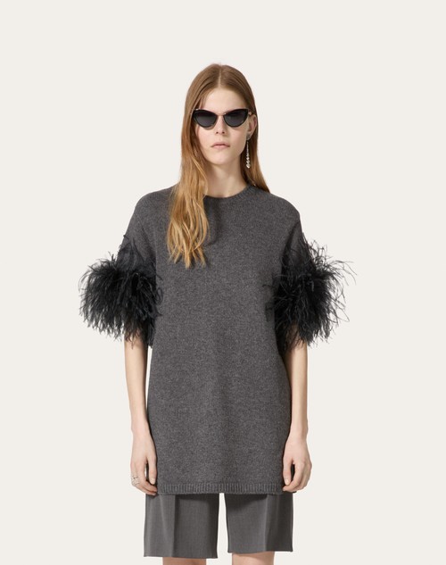 Red Valentino MAGLIA IN LANA CON PIUME Qualità Garantita