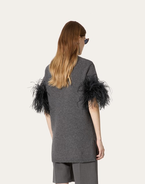 Red Valentino MAGLIA IN LANA CON PIUME Qualità Garantita