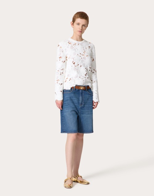 Red Valentino MAGLIA IN COTONE RICAMATA Consegna Veloce