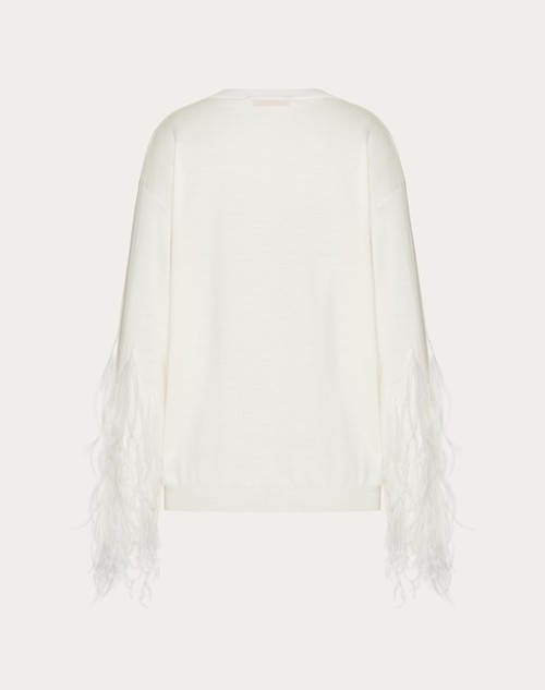 Red Valentino MAGLIA IN LANA CON PIUME Promozione Limitata