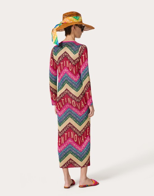 Red Valentino CARDIGAN IN LUREX VALENTINO CHEVRON Fino Al -60%