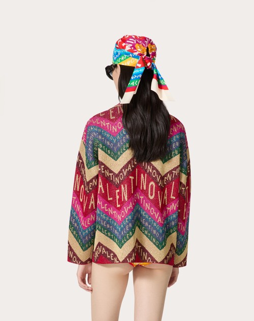 Red Valentino MAGLIA IN LUREX VALENTINO CHEVRON Shopping Online
