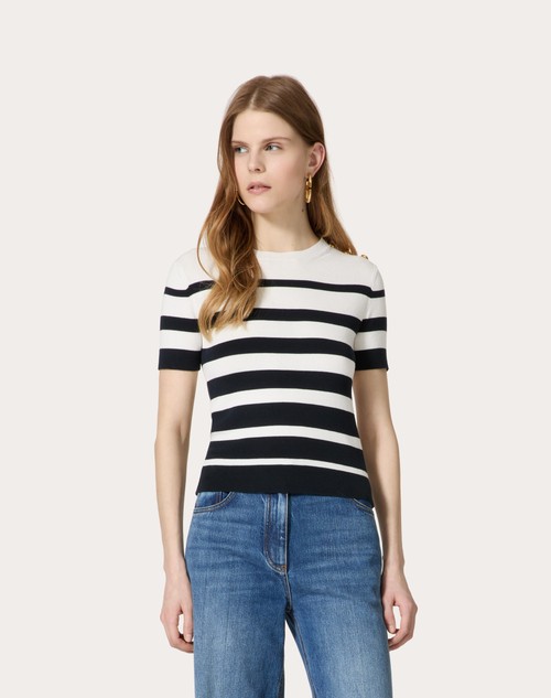 Red Valentino MAGLIA IN COTONE Sconto