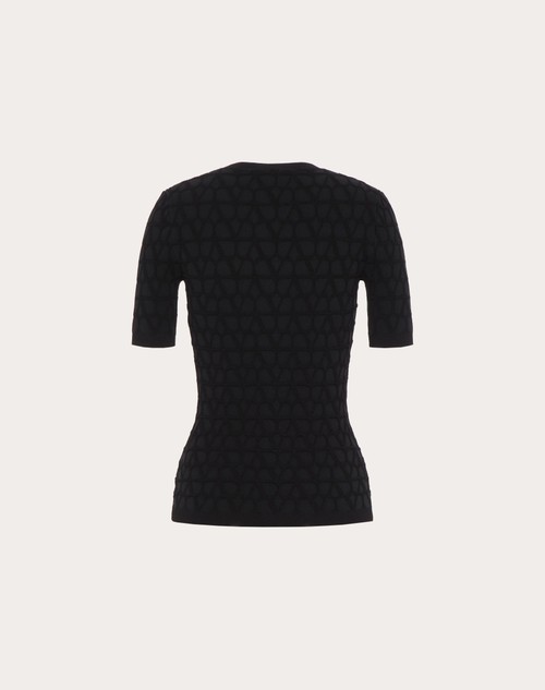 Red Valentino MAGLIA IN STRETCHED VISCOSE TOILE ICONOGRAPHE Saldi
