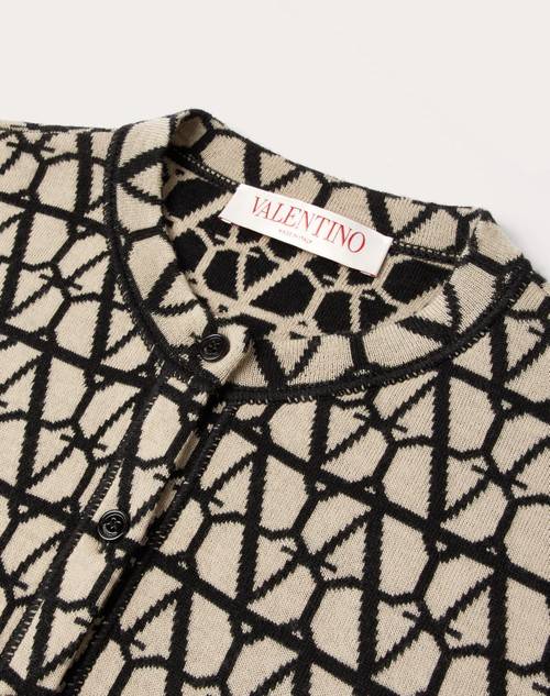Red Valentino CARDIGAN IN LANA TOILE ICONOGRAPHE Hotsell