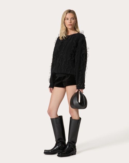 Red Valentino SHORT IN VELLUTO Spedizione gratuita
