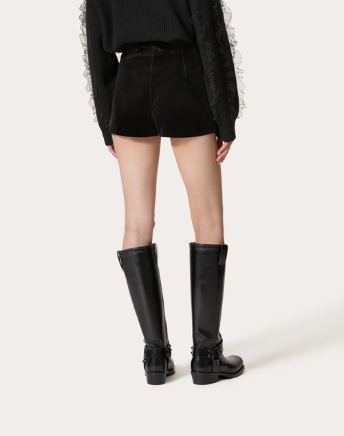 Red Valentino SHORT IN VELLUTO Spedizione gratuita