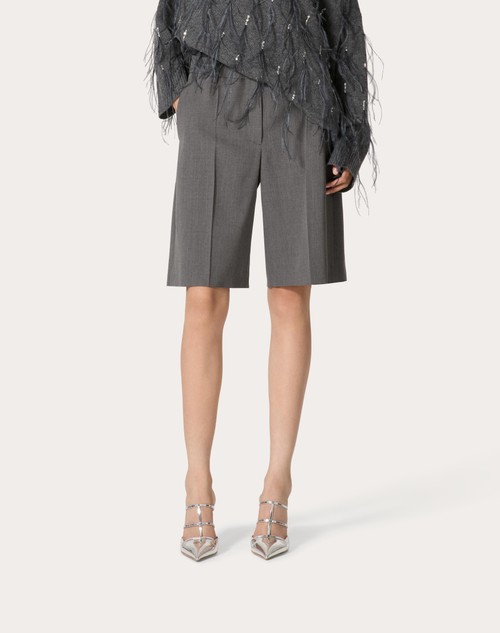 Red Valentino BERMUDA IN ACTIVE GABARDINE Comprare a buon mercato