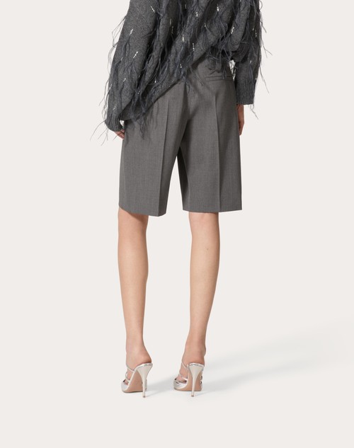 Red Valentino BERMUDA IN ACTIVE GABARDINE Comprare a buon mercato