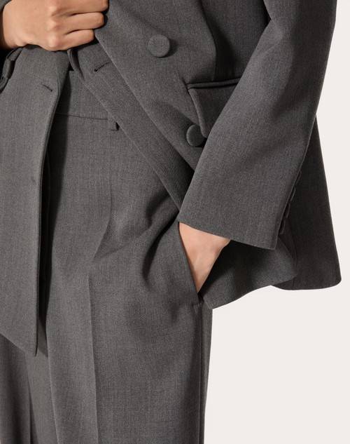 Red Valentino PANTALONI IN ACTIVE GABARDINE Grande vendita