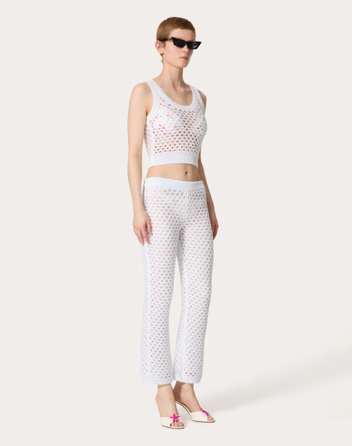 Red Valentino PANTALONI IN VISCOSE, LUREX AND PAILLETES Cyber Monday