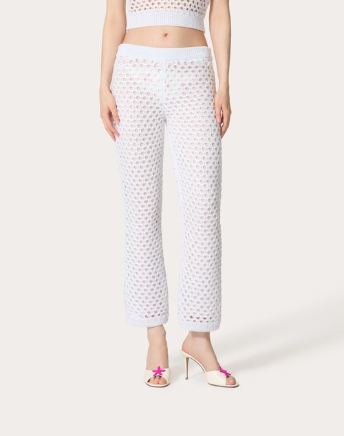 Red Valentino PANTALONI IN VISCOSE, LUREX AND PAILLETES Cyber Monday