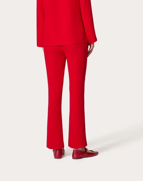 Red Valentino PANTALONI IN CADY COUTURE Offerta per la Festa della Mamma