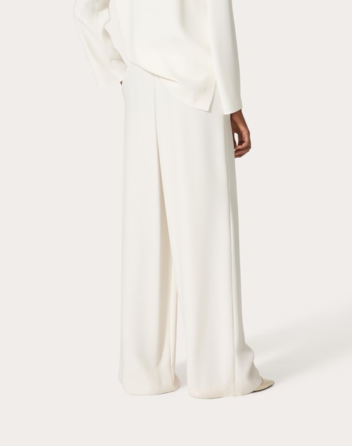Red Valentino PANTALONI IN CADY COUTURE Offerta migliore