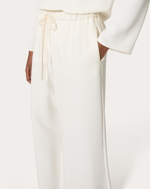 Red Valentino PANTALONI IN CADY COUTURE Offerta migliore
