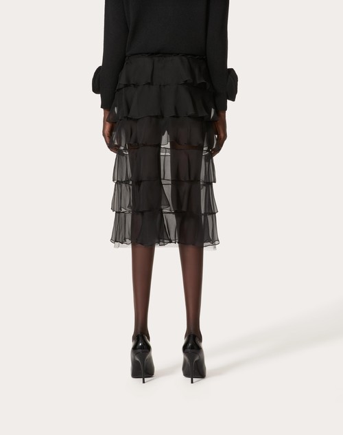 Red Valentino GONNA IN CHIFFON Nuovi prodotti
