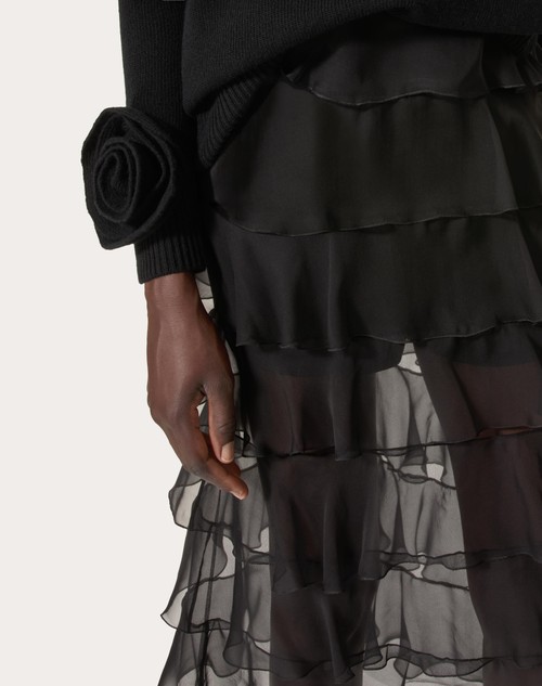 Red Valentino GONNA IN CHIFFON Nuovi prodotti