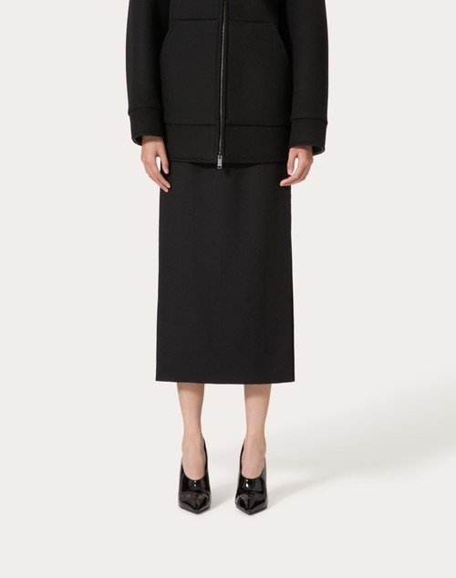 Red Valentino GONNA MIDI IN GRISAILLE Bestseller