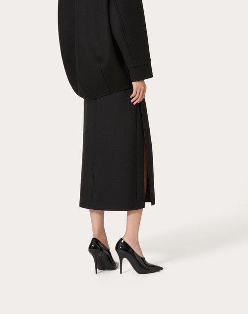 Red Valentino GONNA MIDI IN GRISAILLE Bestseller
