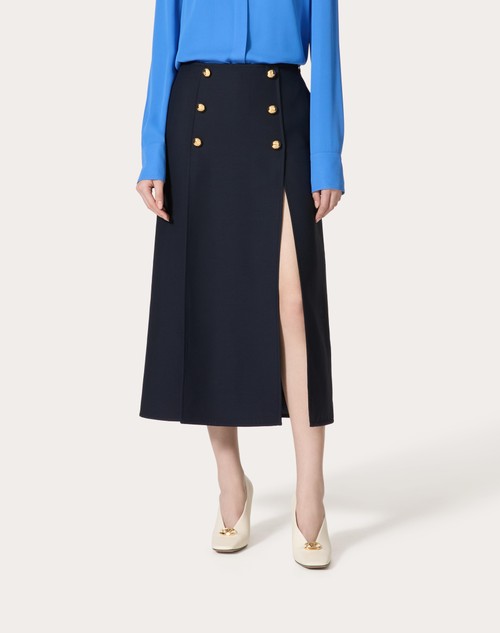 Red Valentino GONNA MIDI IN CREPE COUTURE Offerta settimanale