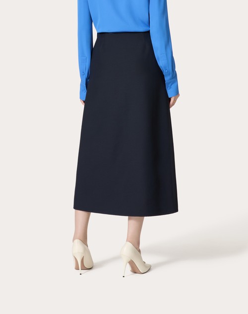 Red Valentino GONNA MIDI IN CREPE COUTURE Offerta settimanale