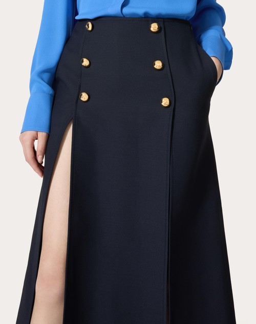 Red Valentino GONNA MIDI IN CREPE COUTURE Offerta settimanale